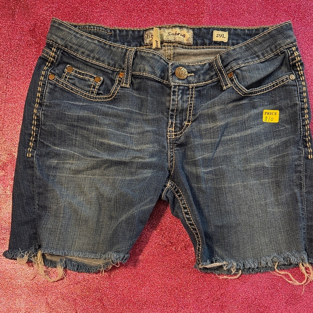 BKE Women's Blue Denim Shorts